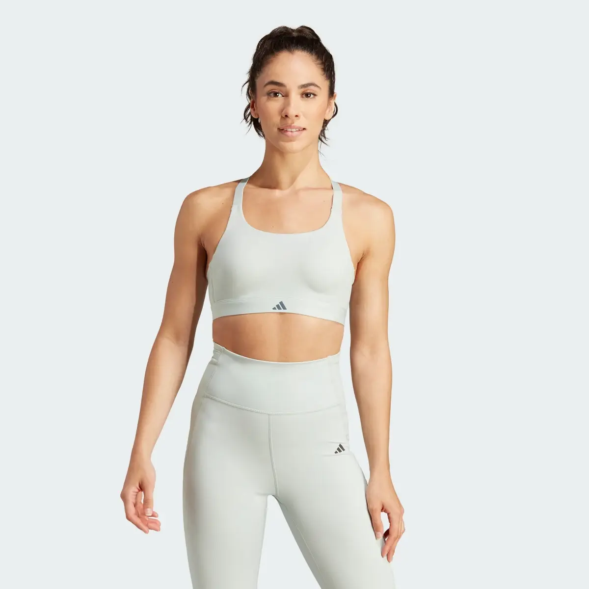 Adidas Tailored Impact Luxe Training High-Support Bra. 2