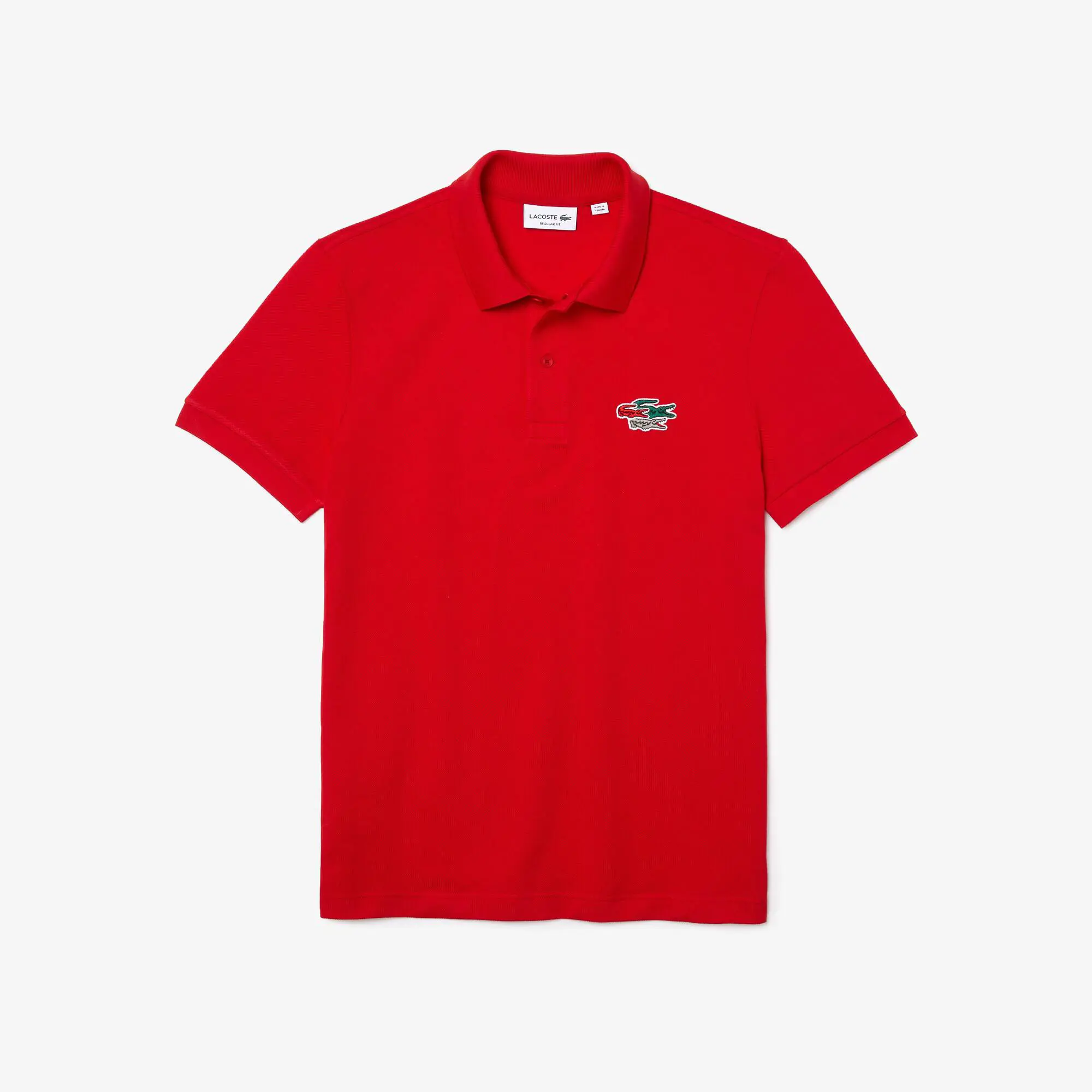 Lacoste Polo para hombre Lacoste en algodón orgánico de corte regular con cocodrilos. 2 Lacoste Polo para hombre Lacoste en algodón orgánico de corte regular con cocodrilos. 2