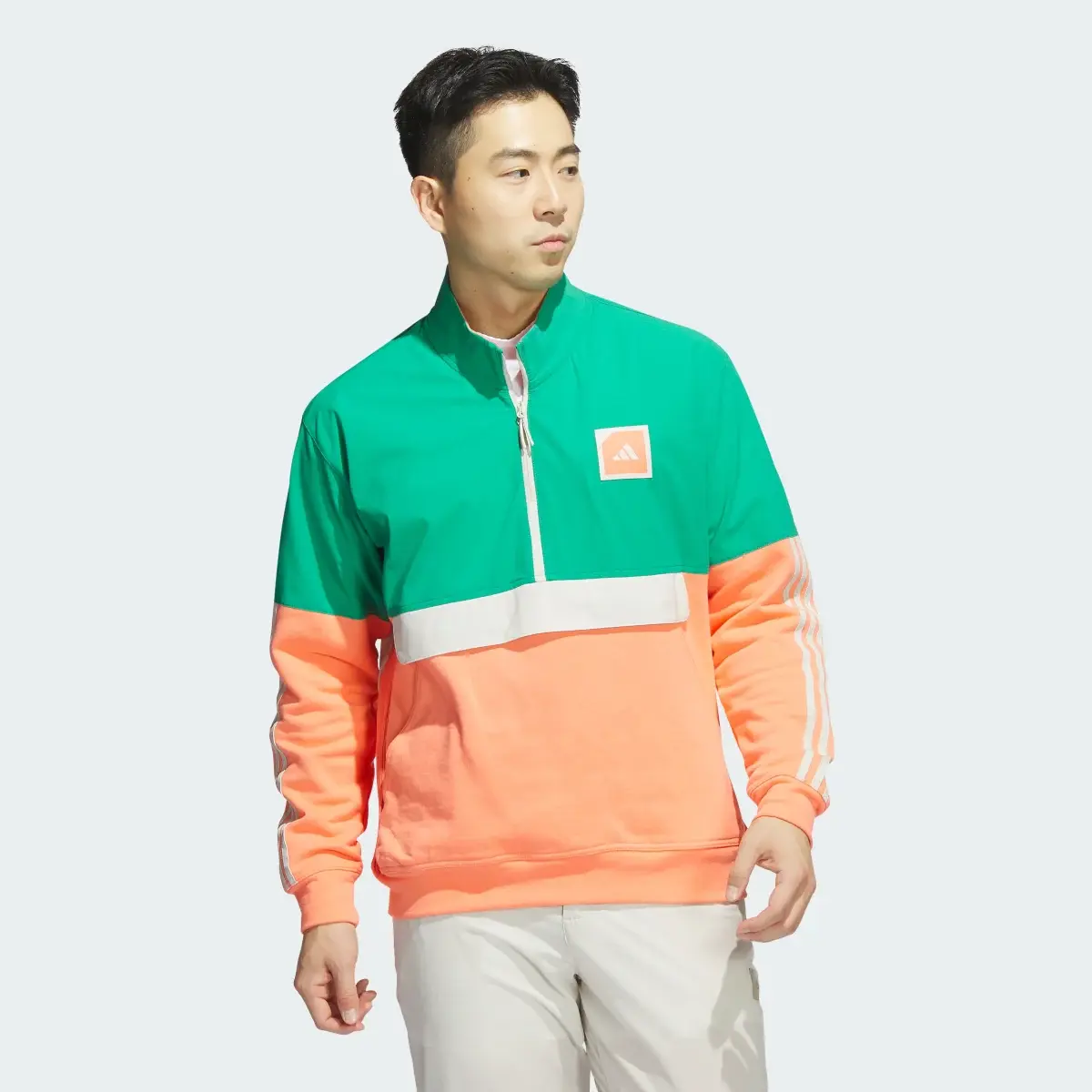 Adidas Adicross 1/2-Zip Golf Anorak. 2