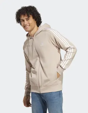 Adidas Veste à capuche zippée 3 bandes Essentials. 2 Adidas Veste à capuche zippée 3 bandes Essentials. 2