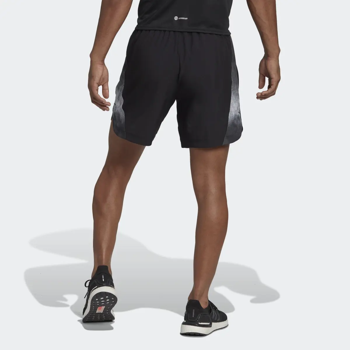 Adidas Designed for Movement AEROREADY HIIT Graphic Training Shorts. 2