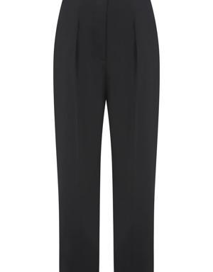 Straight Formal Black Trousers