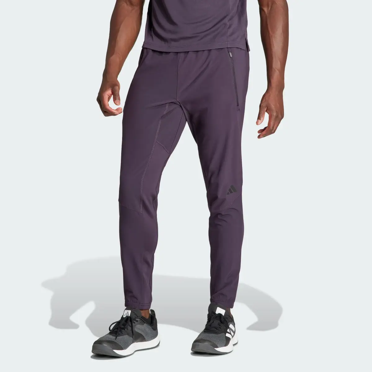 Adidas Designed for Training Workout Joggers. 1