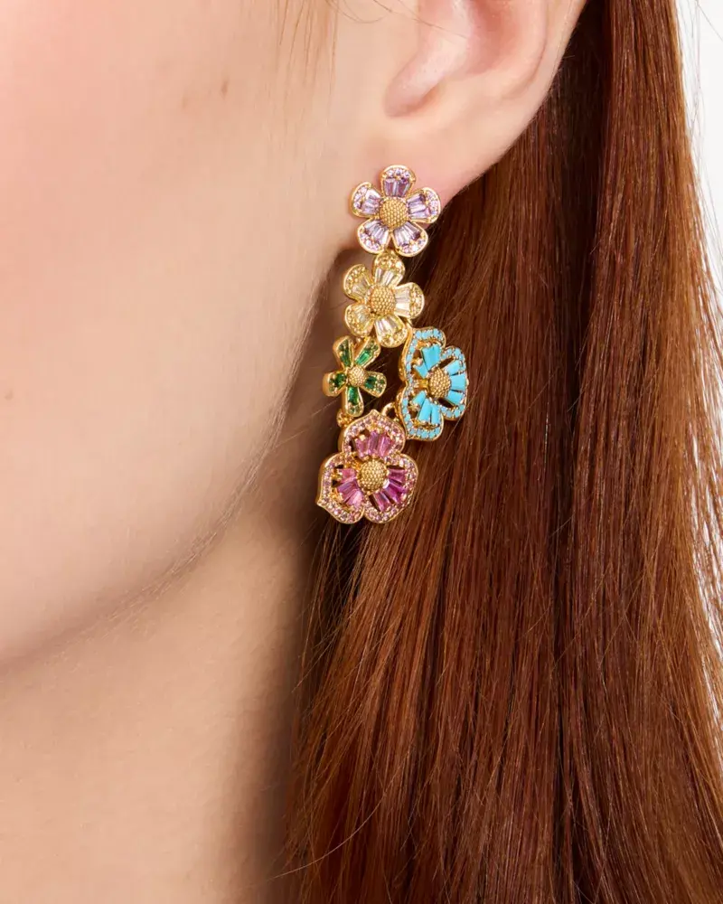 Kate Spade Fleurette Statement Earrings. 2