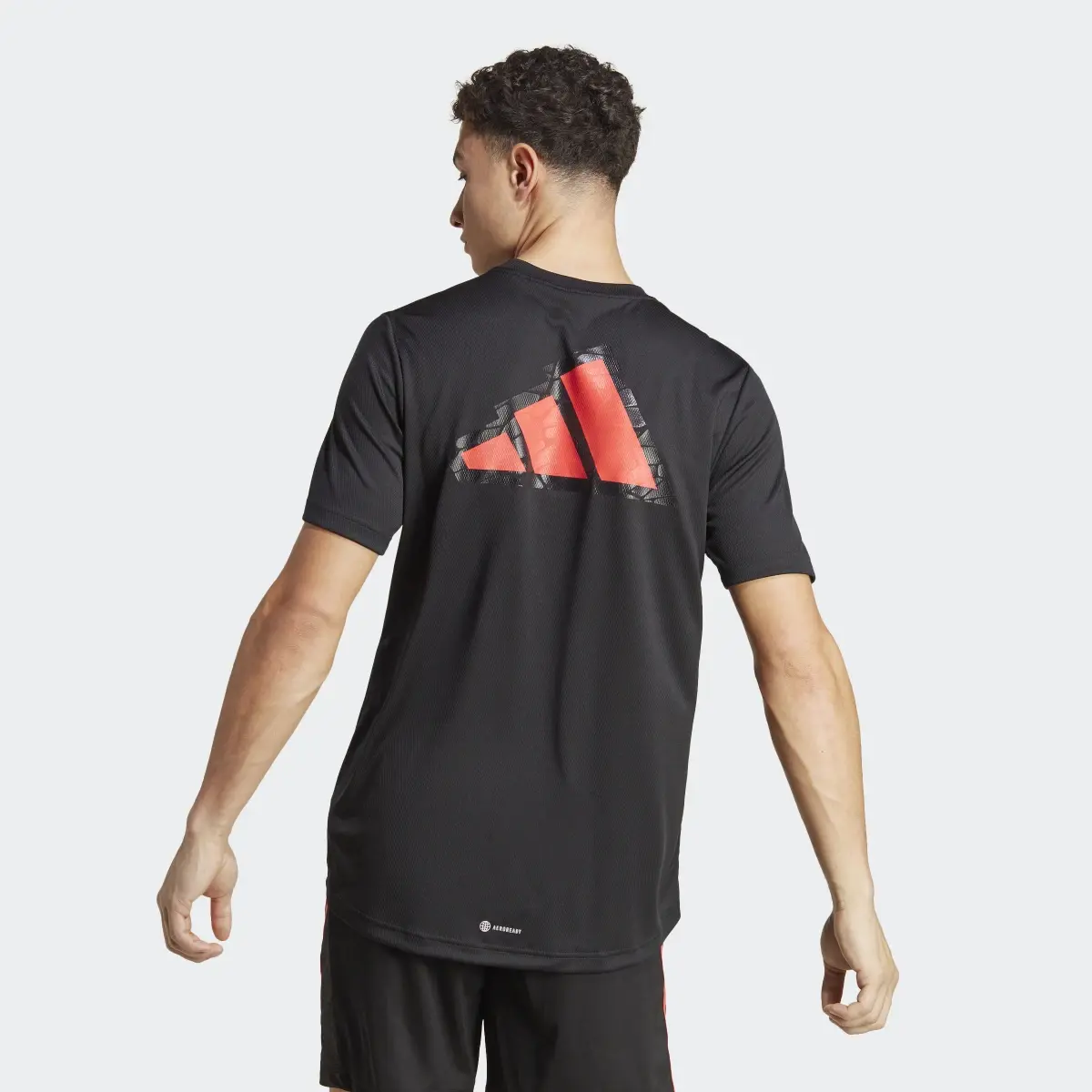 Adidas Workout Base Logo Tee. 3