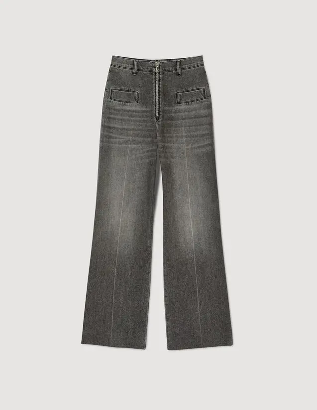 Sandro Faded flared jeans. 2