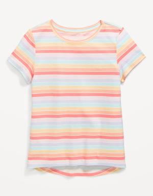 Old Navy Softest Short-Sleeve Printed T-Shirt for Girls multi