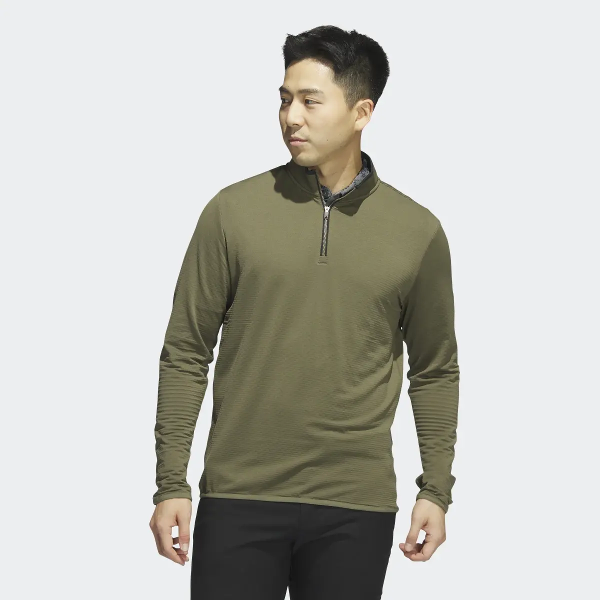 Adidas Lightweight COLD.RDY Quarter-Zip Sweatshirt. 2