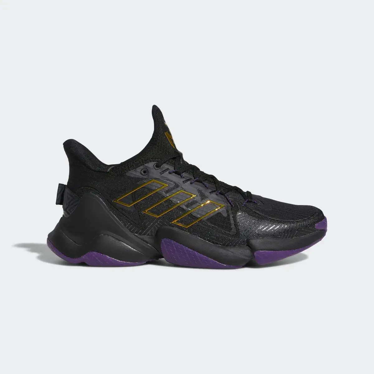 Adidas Mahomes 1 Black Panther Impact FLX Shoes. 2