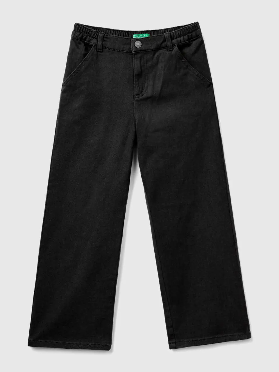 Benetton high-waisted straight fit trousers. 1