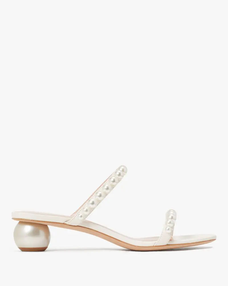 Kate Spade Palm Springs Pearl Slide Sandals. 1