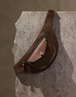 Banana Republic Marrakesh Leather Belt Bag brown
