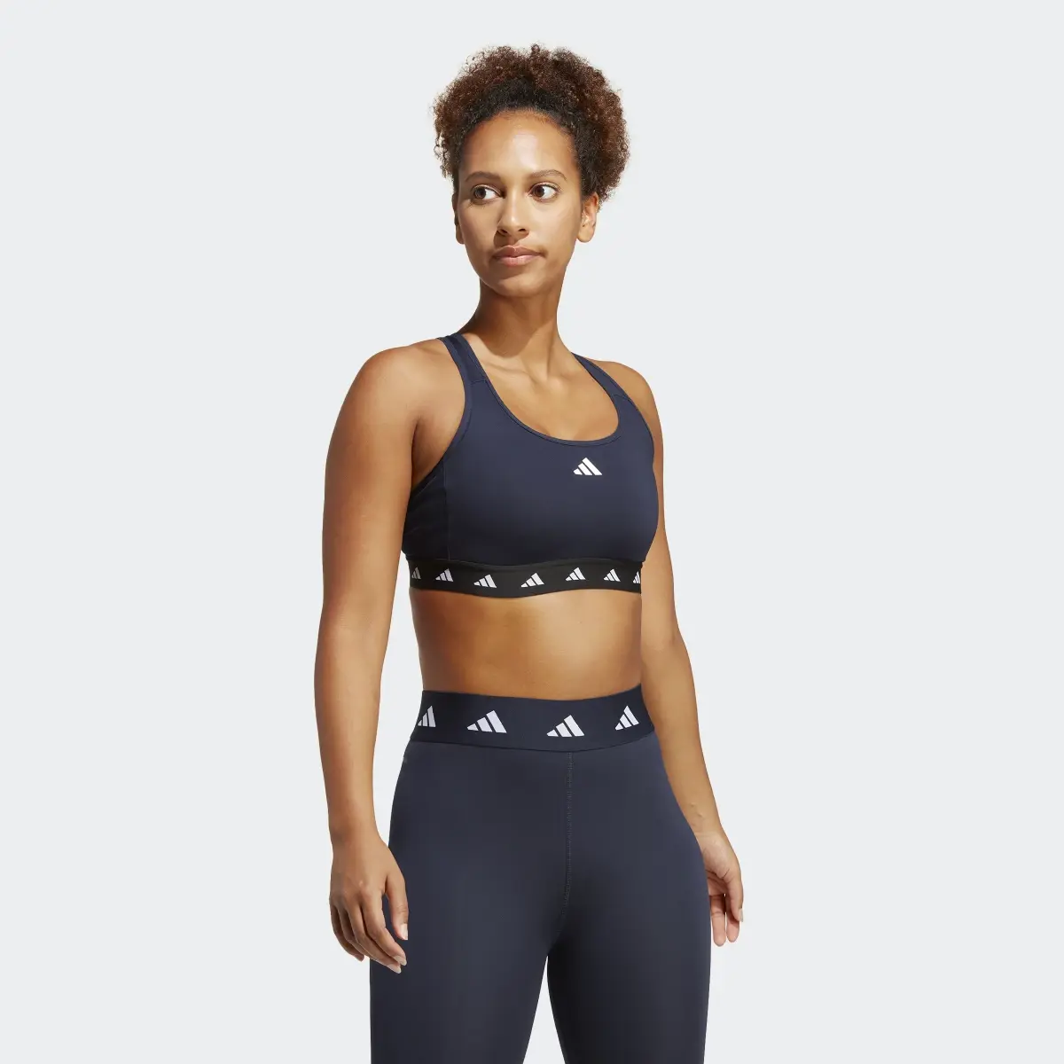 Adidas Reggiseno sportivo Powerreact Training Medium-Support Techfit. 2