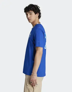 Adidas T-shirt Graphics Cloudy Trefoil. 3 Adidas T-shirt Graphics Cloudy Trefoil. 3