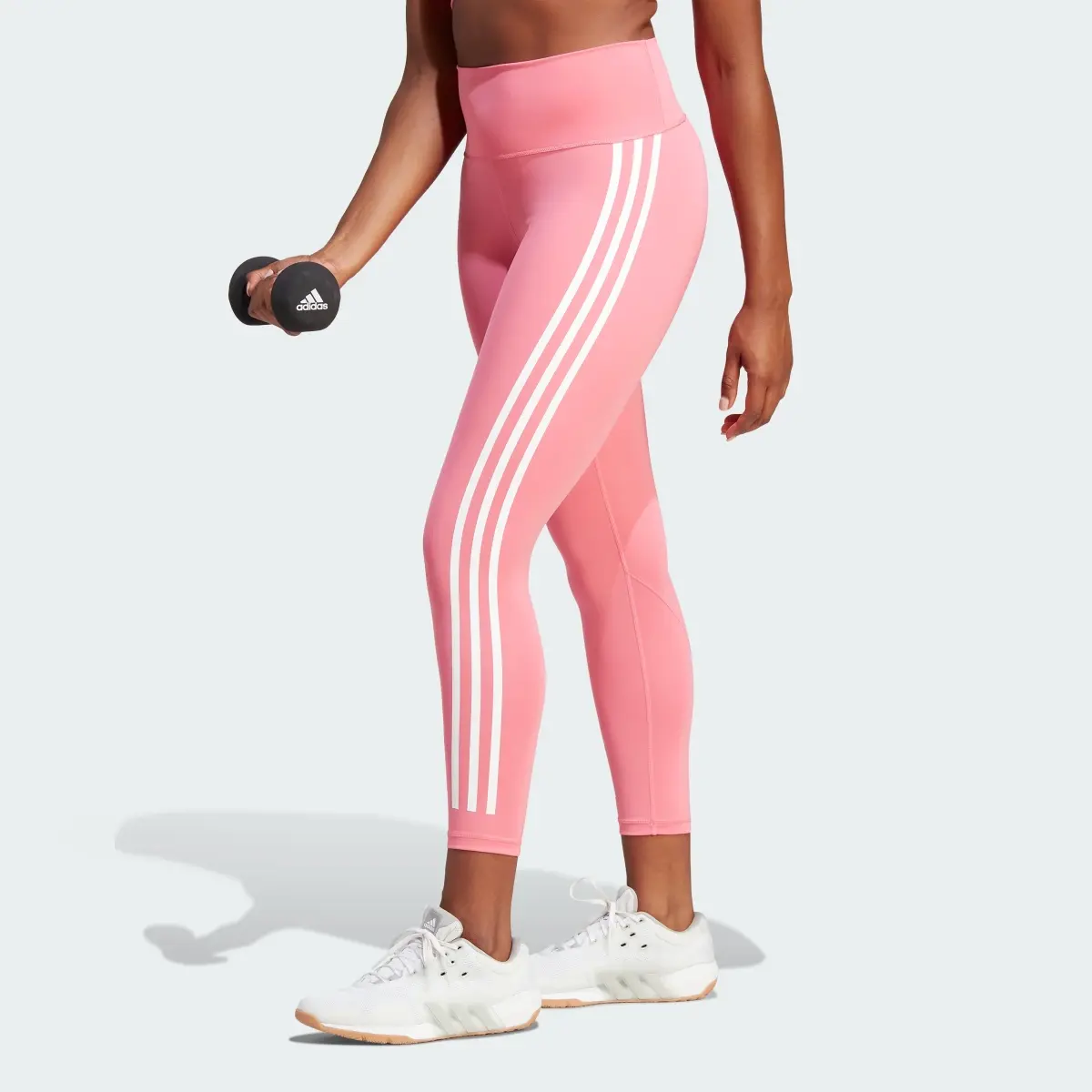 Adidas Optime TrainIcons 3-Stripes 7/8 Leggings. 1