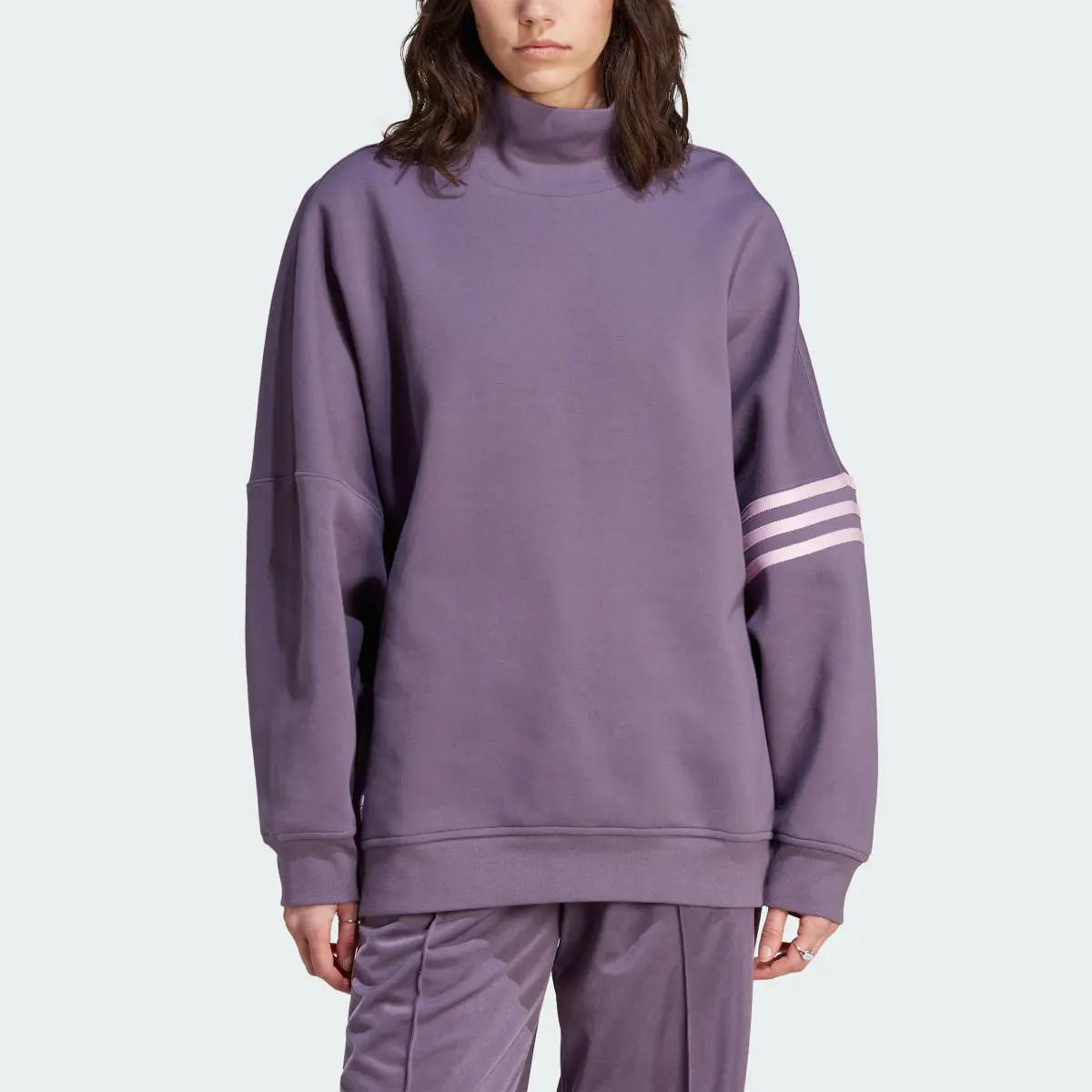 Adidas Felpa adicolor Neuclassics Oversized High Neck. 1