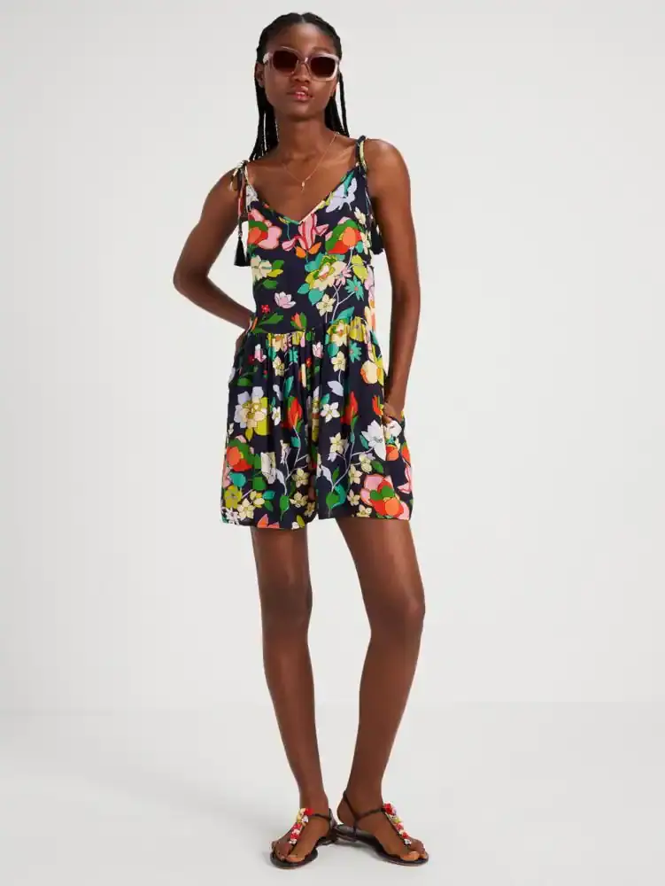 Kate Spade Flower Bed Cover-up Romper. 1