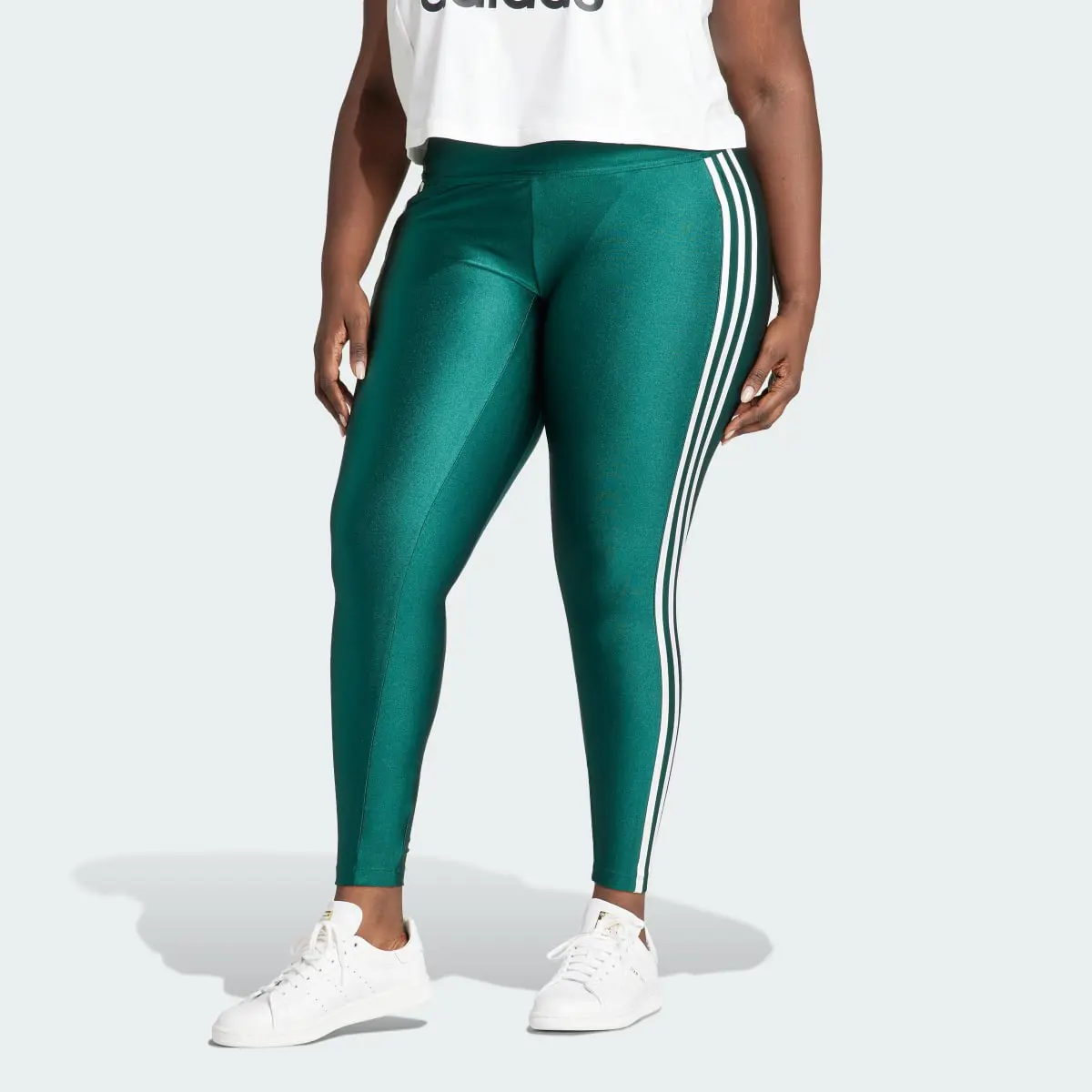 Adidas 3-Streifen Leggings – Große Größen. 1
