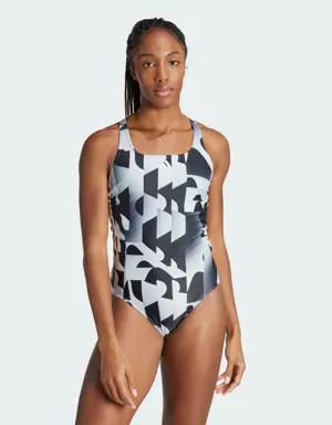 3-Stripes Graphic Swimsuit