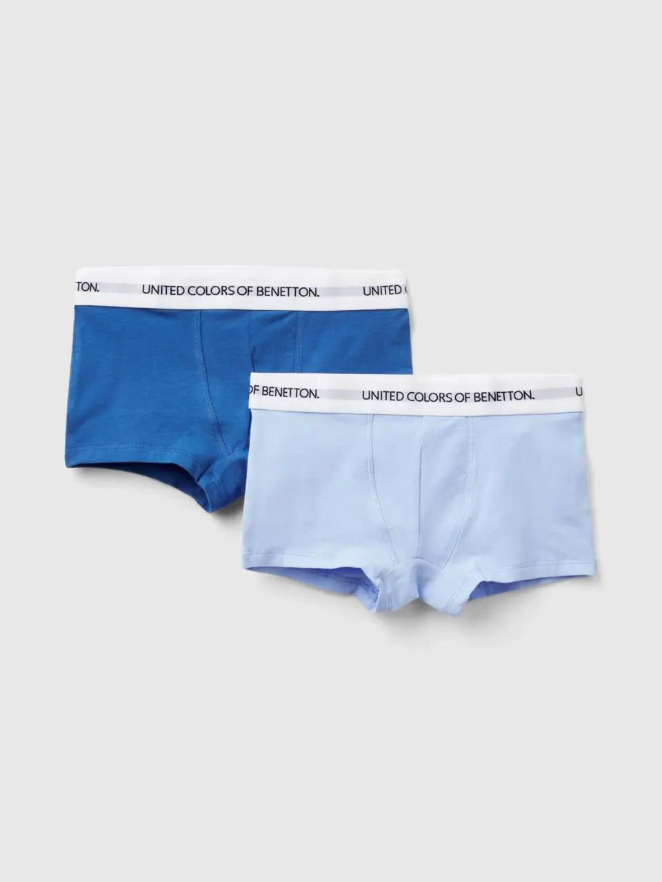 Benetton two boxers with logoed elastic. 1