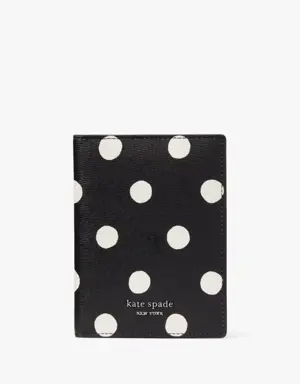 Morgan Sunshine Dot Passport Holder