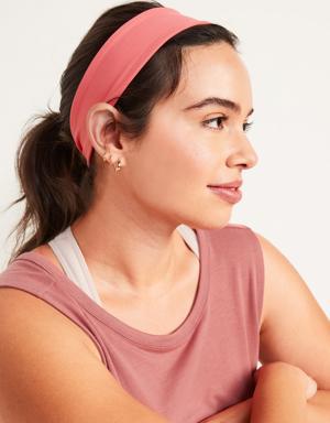 Old Navy Dry-Quick Performance Headband for Women pink