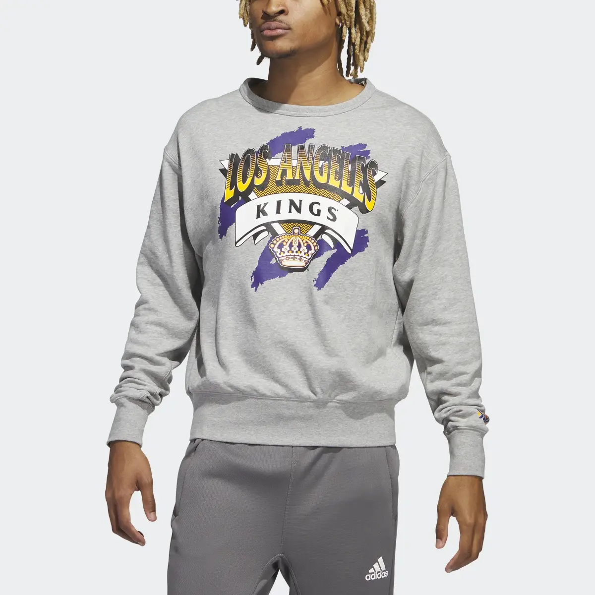 Adidas Kings Vintage Crew Sweatshirt. 1