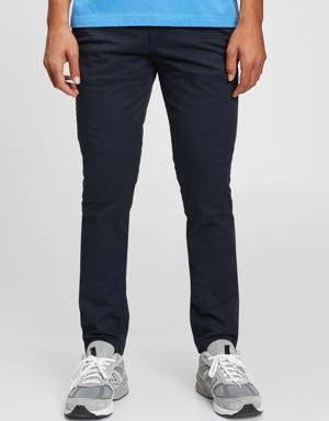Modern Khakis in Skinny Fit with GapFlex blue