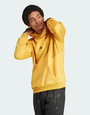 Adidas Embossed Polar Fleece Hoodie. 2