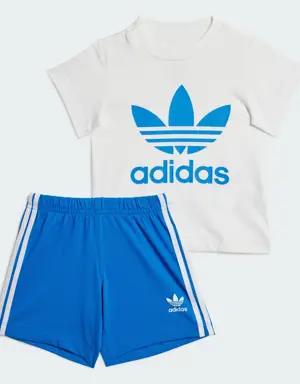 Adidas Adicolor Trefoil Shorts Tee Set. 2 Adidas Adicolor Trefoil Shorts Tee Set. 2