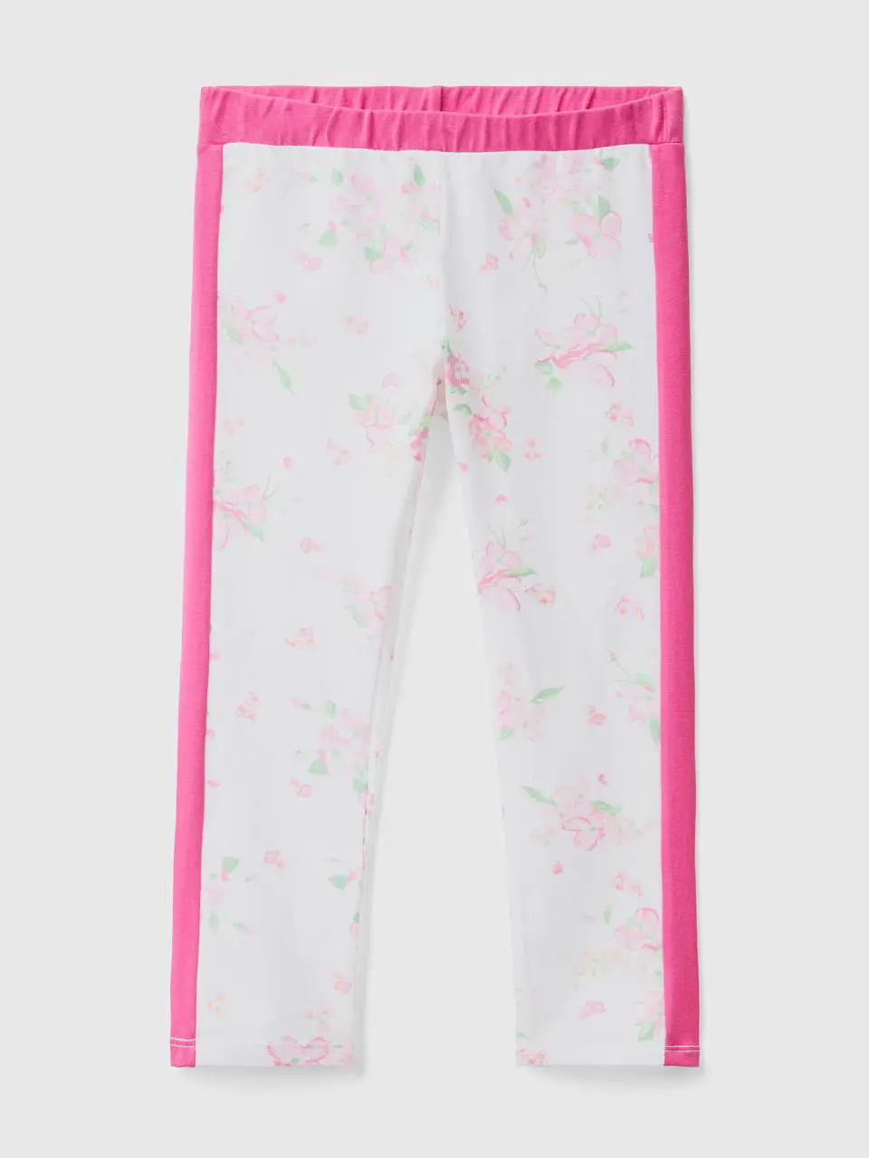 Benetton leggings with floral print. 1