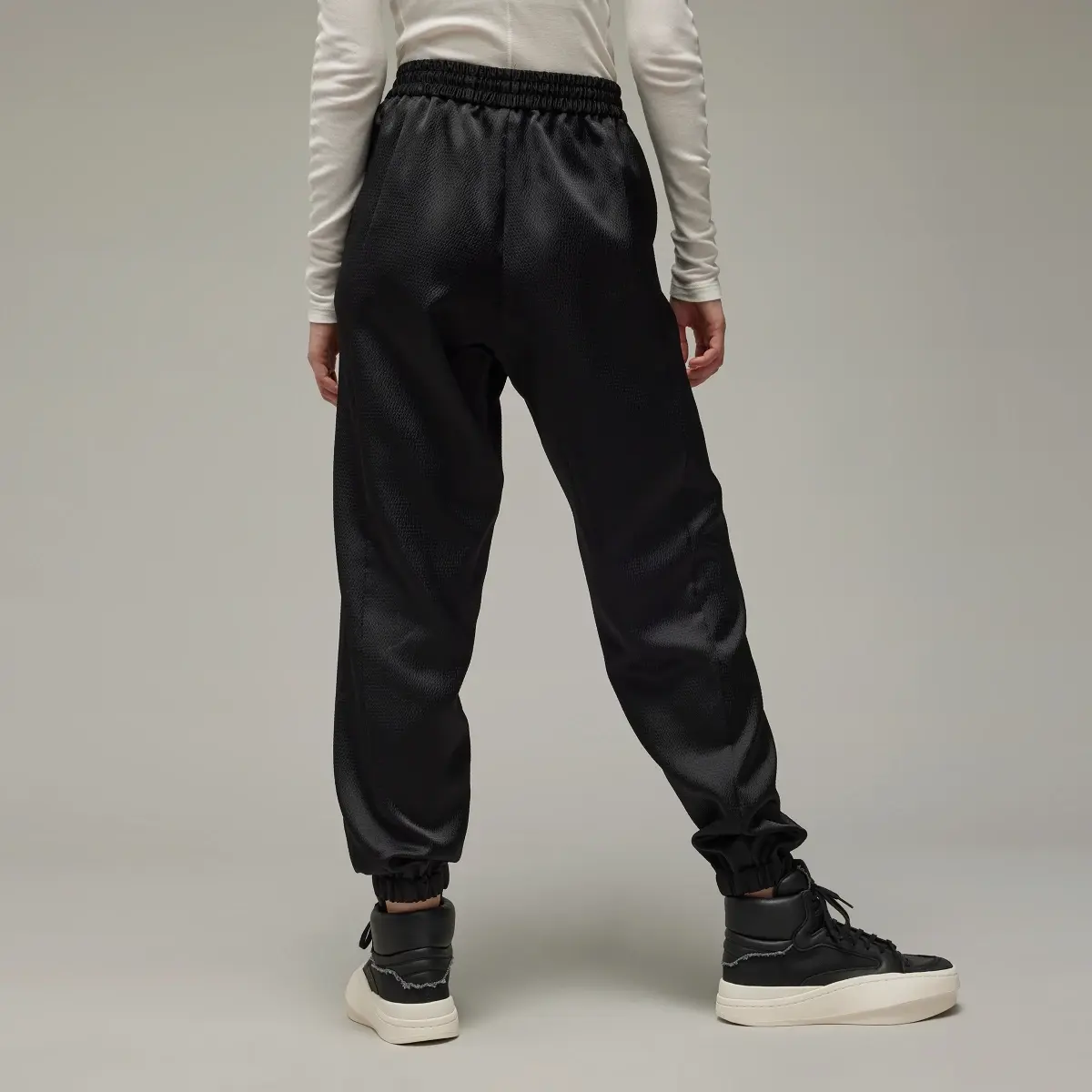 Adidas Y-3 Cuffed Tech Seersucker Pants. 3