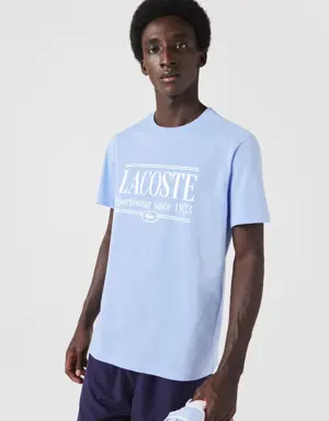 Lacoste Camiseta de hombre Lacoste regular fit en tejido de punto
