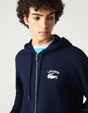 Men's Lacoste Classic Fit Hooded Zippered Sweatshirt