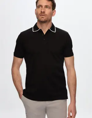 Damat Siyah %100 Pamuk T-Shirt