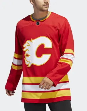 Flames Home Authentic Jersey