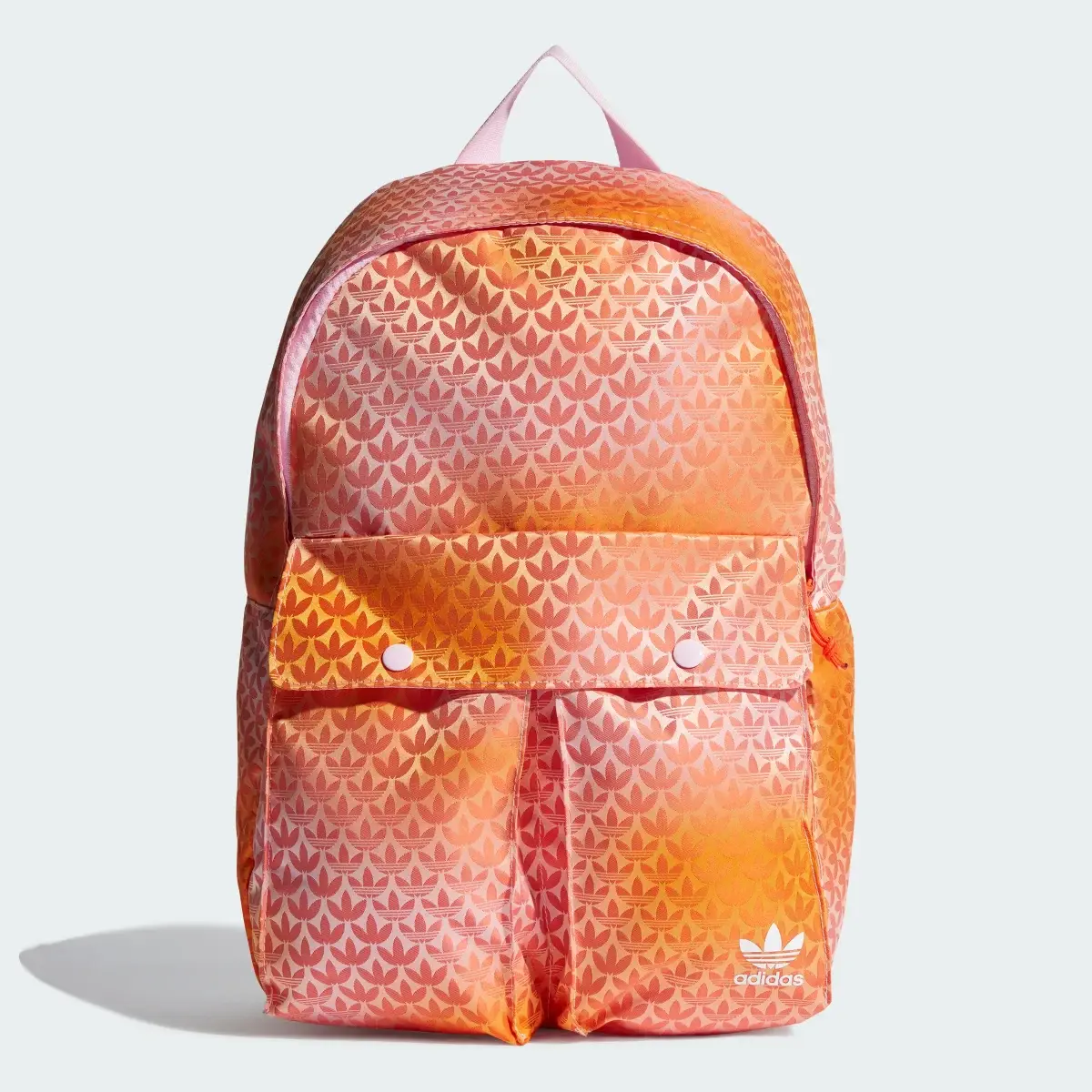 Adidas Trefoil Monogram Jacquard Backpack. 1