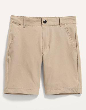 Dry-Quick Tech Flat-Front Shorts For Boys beige