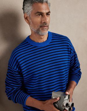 Merino-Cashmere Sweater blue