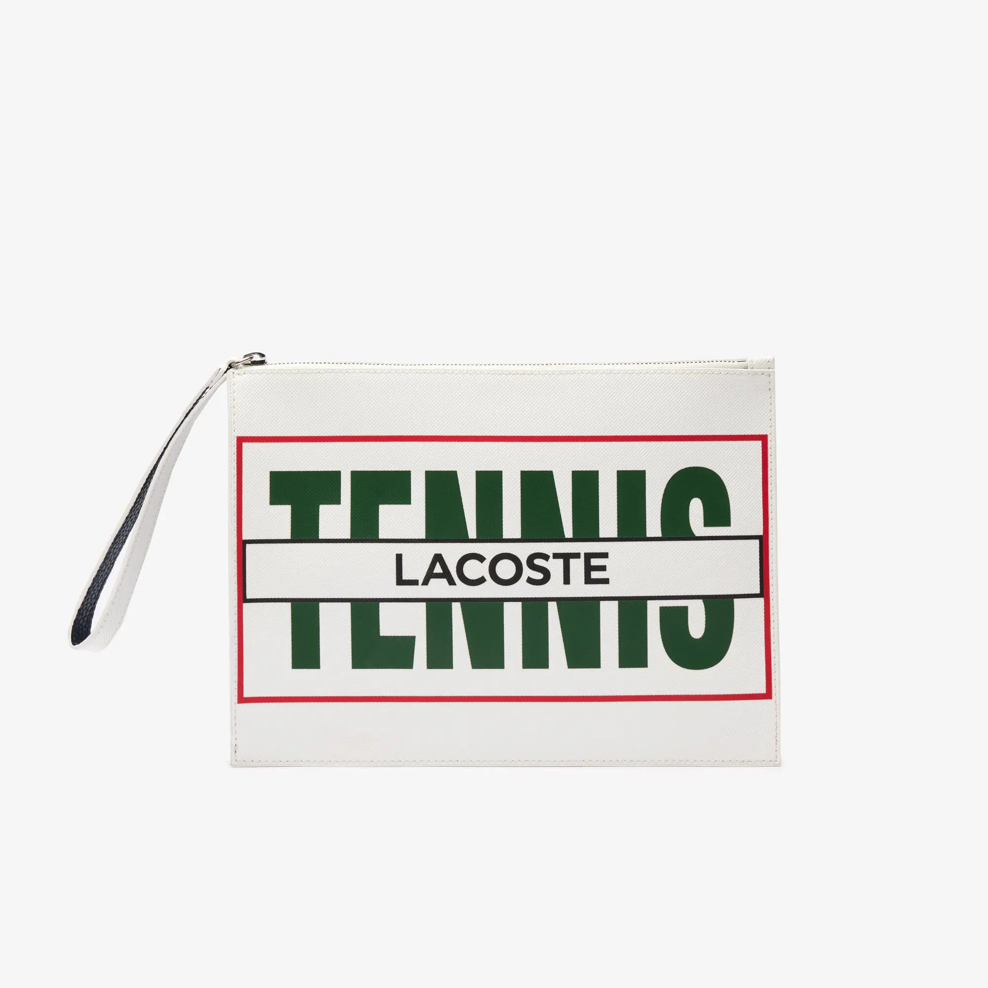 Lacoste Tennis-Clutch aus beschichtetem Canvas. 1 Lacoste Tennis-Clutch aus beschichtetem Canvas. 1