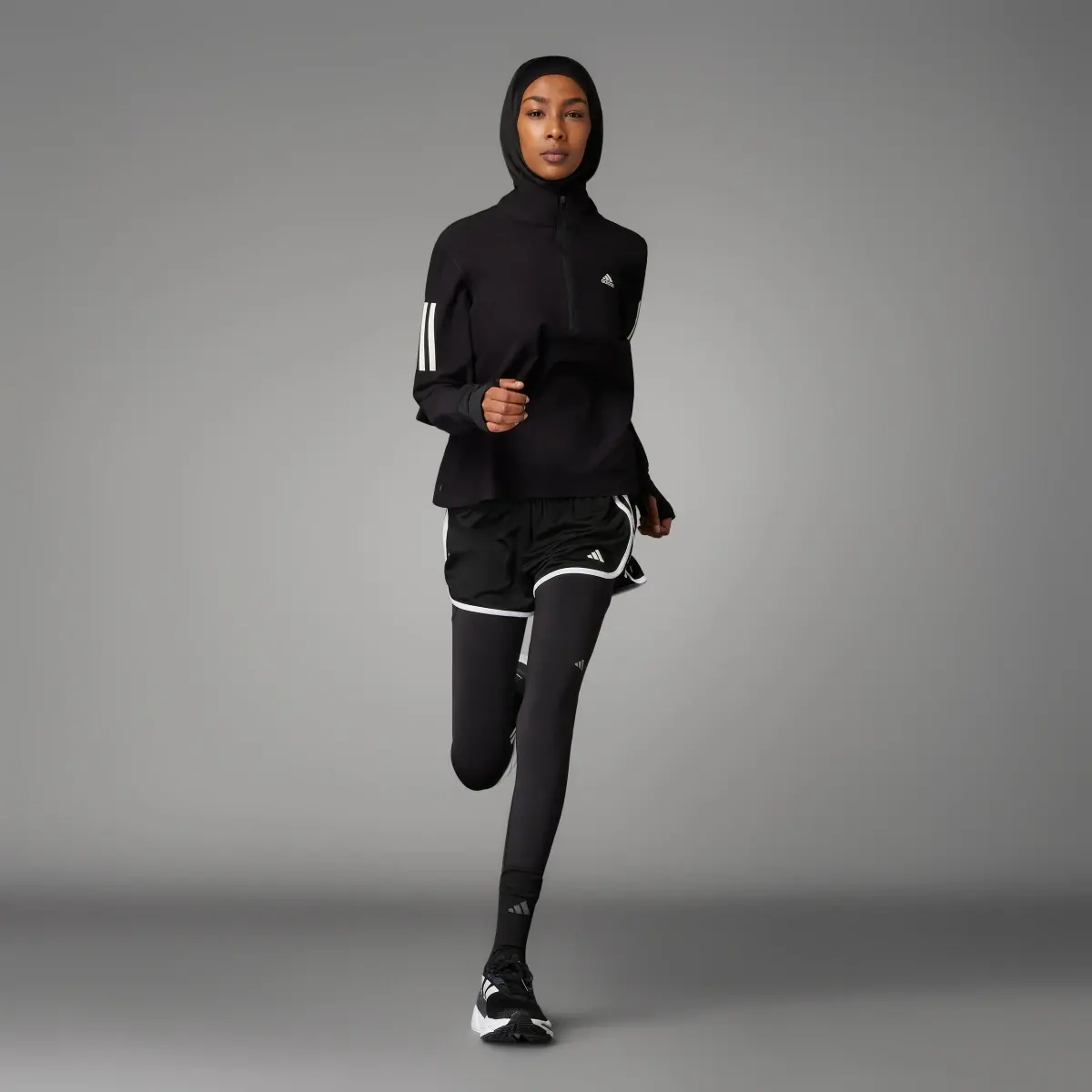 Adidas Felpa da running Own the Run 1/2 Zip. 3