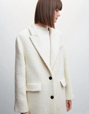 Cappotto riccio lana