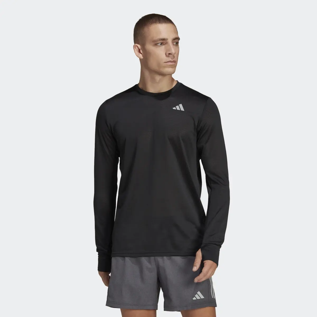 Adidas Own the Run Long Sleeve Tee. 2