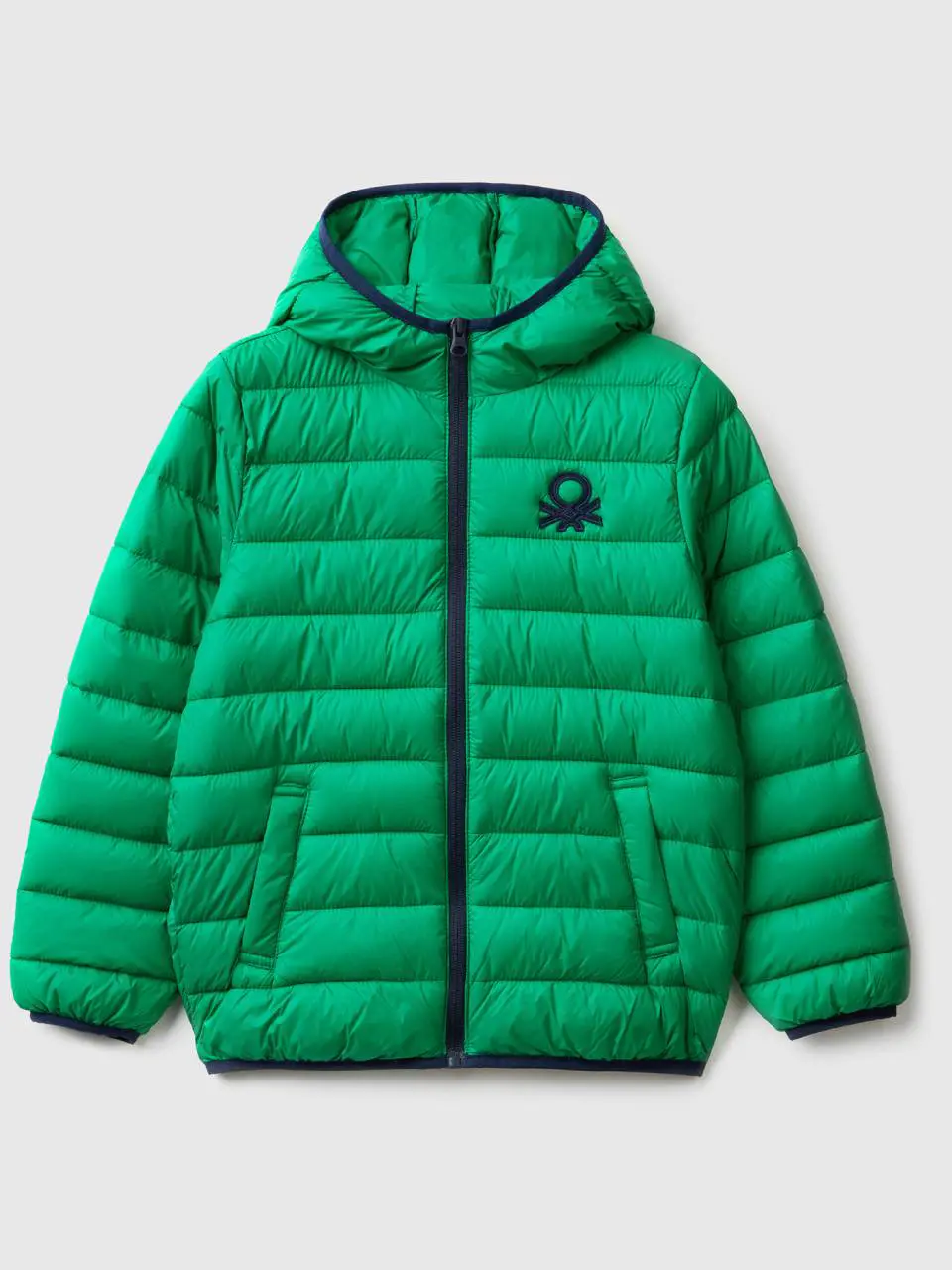 Benetton padded jacket with hood. 1