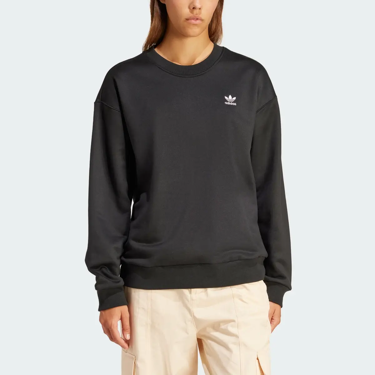 Adidas Trefoil Loose Sweatshirt. 1