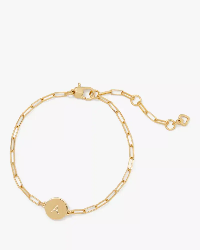 Kate Spade A Initial Chain Bracelet. 1