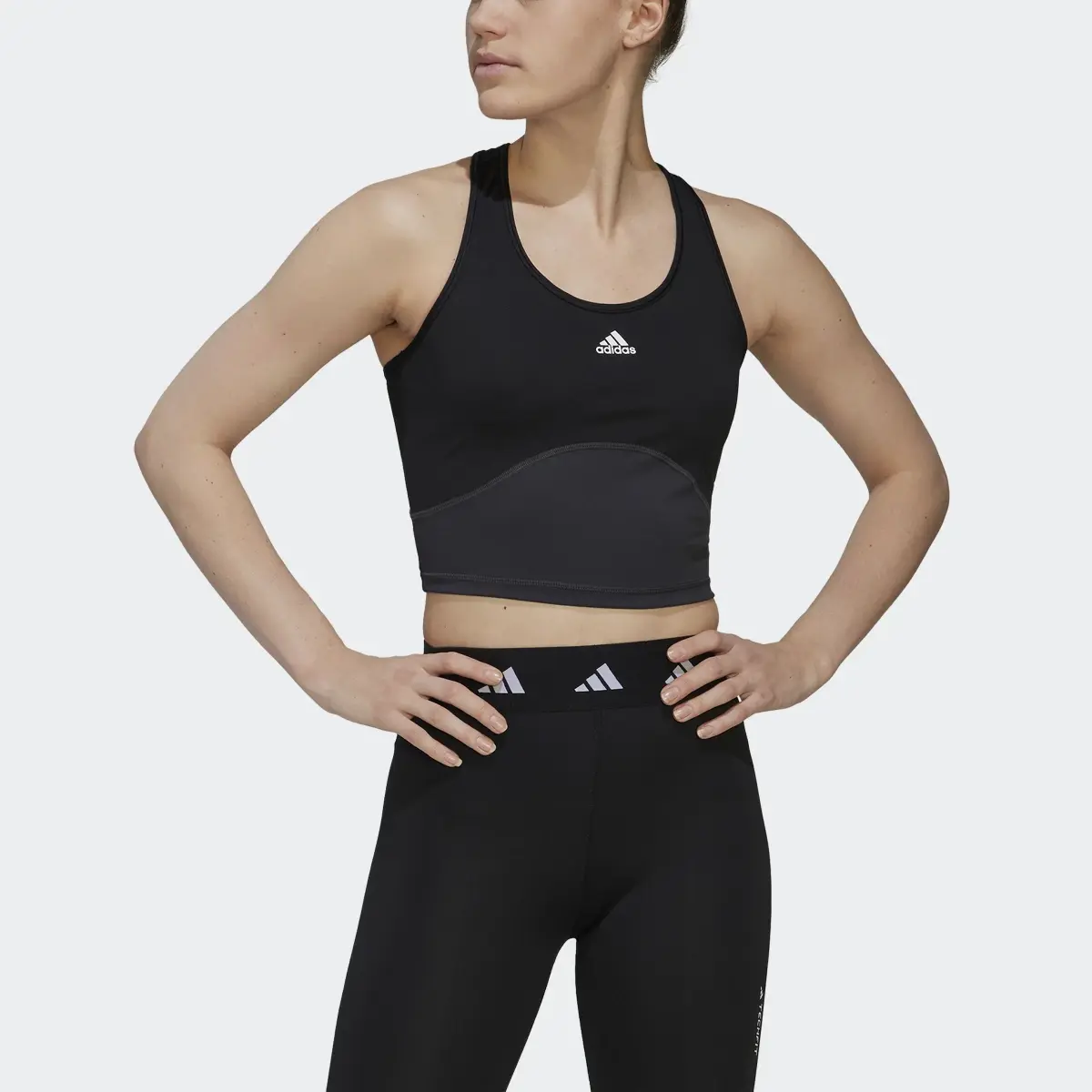 Adidas Canotta AEROREADY Train HIIT Crop. 1