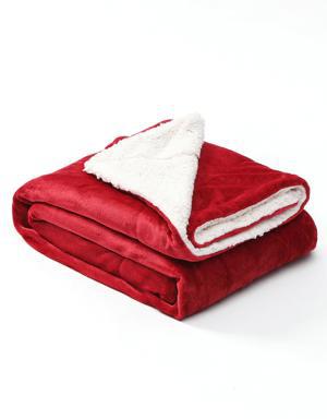 Red - Sherpa Blanket