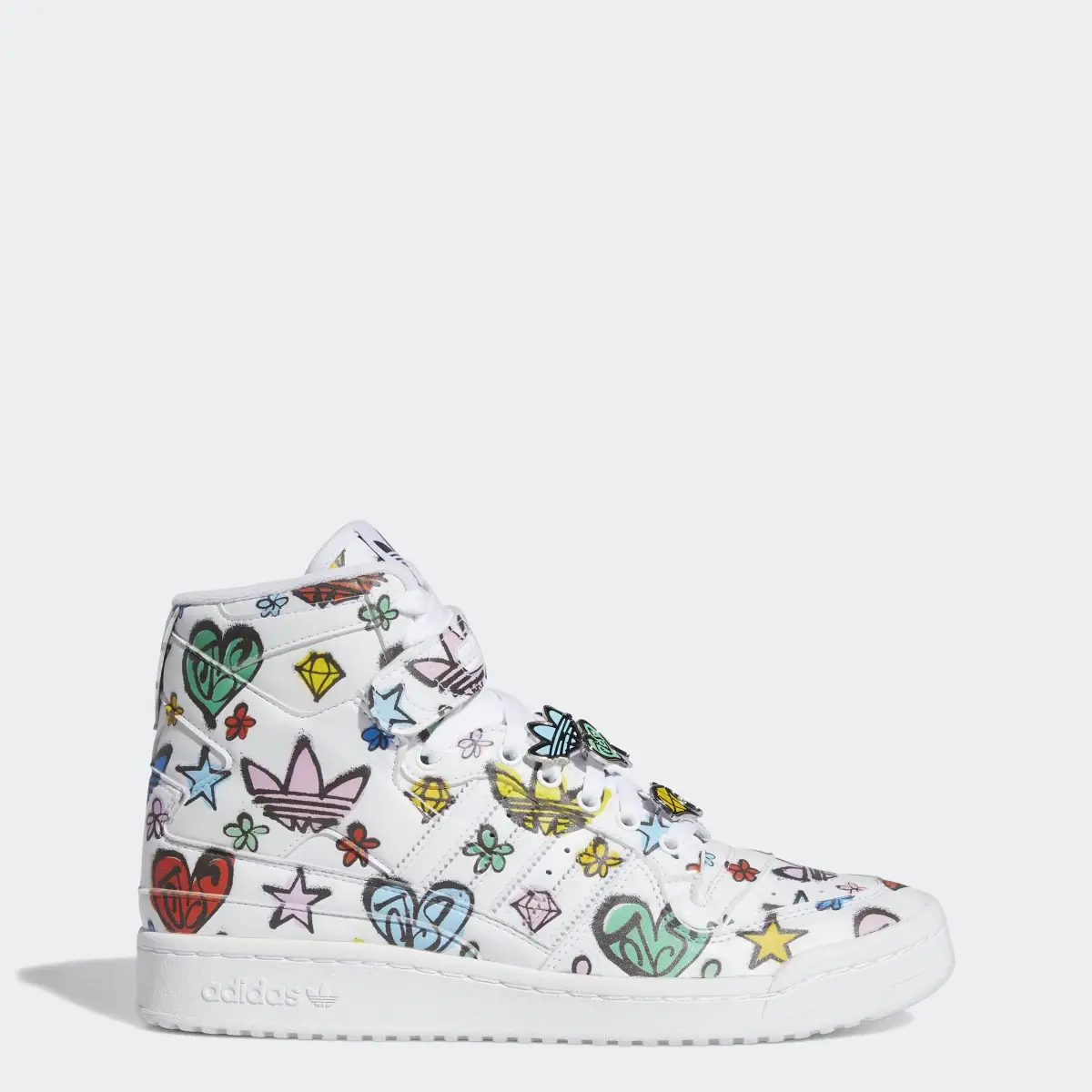 Adidas Jeremy Scott Forum 84 Hi Mono Shoes. 1