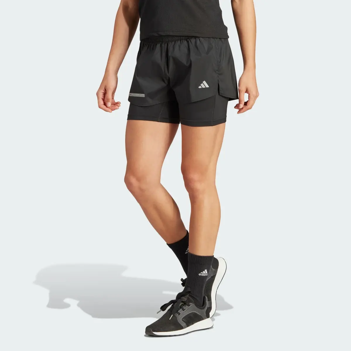 Adidas Ultimate Two-in-One Shorts. 1